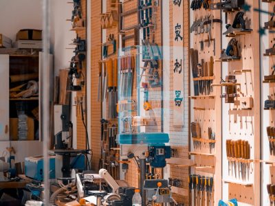 tools in the storage